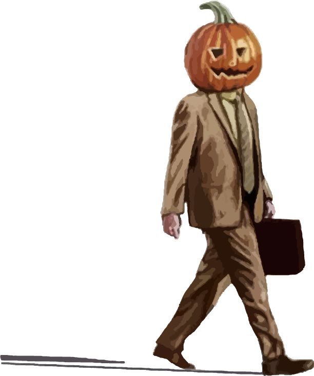 dwight pumpkin head